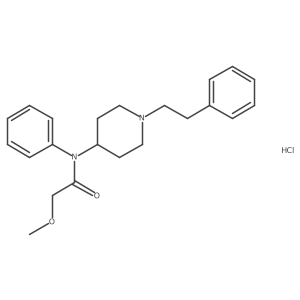 2-methoxy-N-phenyl-d5-N-[1-(2-phenylethyl)-4-piperidinyl]-acetamide,monohydrochloride结构式
