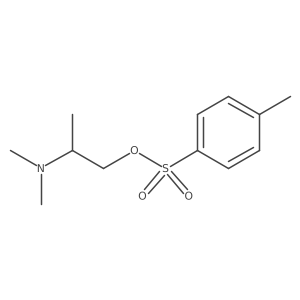 2-(Dimethylamino)propyl 4-methylbenzene-1-sulfonate结构式