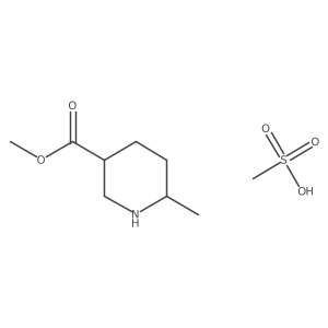methanesulfonic acid;methyl (3S,6R)-6-methylpiperidine-3-carboxylate结构式