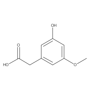 (3-Hydroxy-5-methoxyphenyl)acetic acid Structure