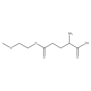 5-(2-Methoxyethyl) hydrogen D-glutamate结构式
