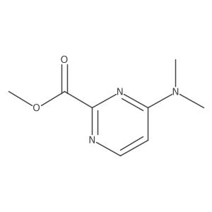 Methyl 4-(dimethylamino)pyrimidine-2-carboxylate结构式