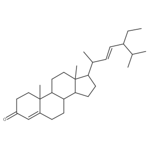 (24I(3/4))-Stigmasta-4,22-dien-3-one结构式