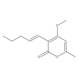 4-Methoxy-6-methyl-3-(1-penten-1-yl)-2H-pyran-2-one Structure