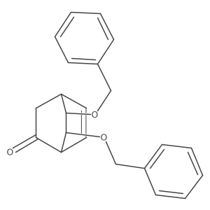 (1S,4R,7R,8R)-7,8-bis(phenylmethoxy)bicyclo[2.2.2]oct-5-en-2-one Structure