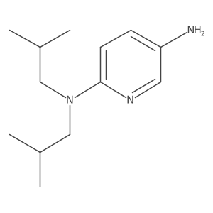 N2,N2-bis(2-methylpropyl)pyridine-2,5-diamine Structure