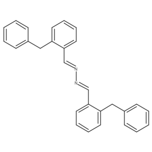 2-(Phenylmethyl)benzaldehyde 2-[[2-(phenylmethyl)phenyl]methylene]hydrazone Structure