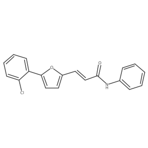 3-(5-(2-Chlorophenyl)furan-2-yl)-N-phenylacrylamide Structure