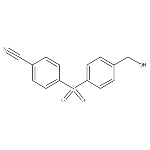4-[[4-(Hydroxymethyl)phenyl]sulfonyl]benzonitrile Structure