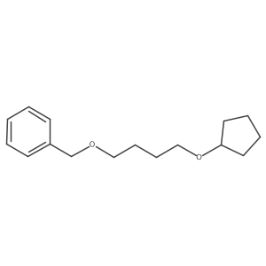 [[4-(Cyclopentyloxy)butoxy]methyl]benzene Structure