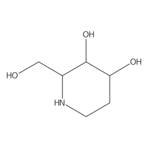 (2S)-2beta-(Hydroxymethyl)piperidine-3beta,4beta-diol Structure
