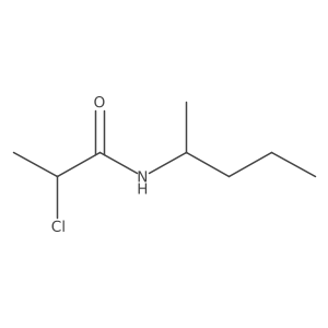 2-chloro-N-(pentan-2-yl)propanamide Structure