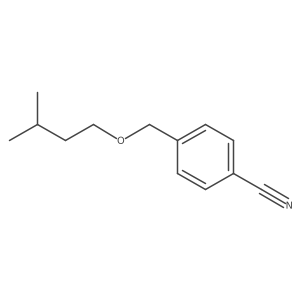 4-[(3-Methylbutoxy)methyl]benzonitrile结构式