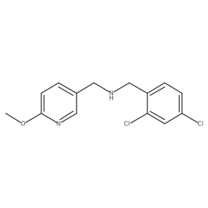 N-[(2,4-Dichlorophenyl)methyl]-6-methoxy-3-pyridinemethanamine Structure