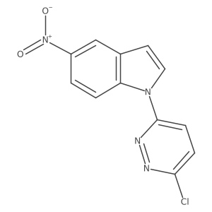 1-(6-Chloro-3-pyridazinyl)-5-nitro-1H-indole Structure