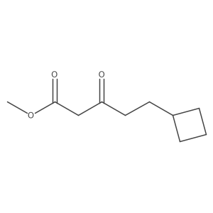 Methyl 5-cyclobutyl-3-oxopentanoate Structure
