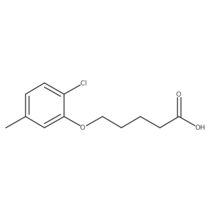 5-(2-Chloro-5-methylphenoxy)pentanoic acid Structure