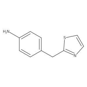 4-[(1,3-Thiazol-2-yl)methyl]aniline结构式