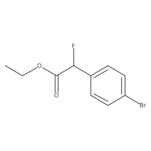 Ethyl 2-(4-bromophenyl)-2-fluoroacetate Structure