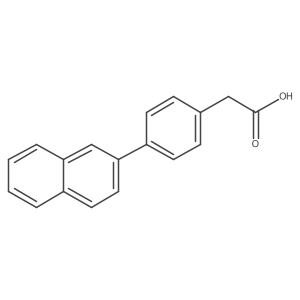 2-(4-(Naphthalen-2-yl)phenyl)acetic acid Structure