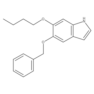 5-(Benzyloxy)-6-butoxy-1H-indole结构式
