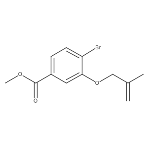 Methyl 4-bromo-3-(2-methylallyloxy)benzoate结构式