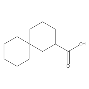 Spiro[5.5]undecane-2-carboxylic acid Structure