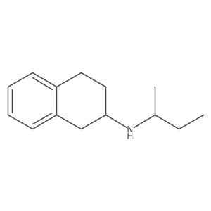 N-(butan-2-yl)-1,2,3,4-tetrahydronaphthalen-2-amine结构式