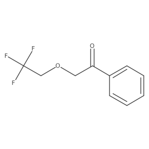 Phenacyl 2,2,2-trifluoroethyl ether Structure