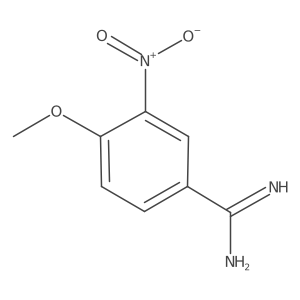 4-Methoxy-3-nitrobenzene-1-carboximidamide Structure