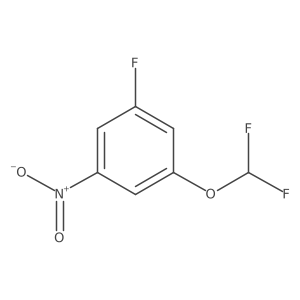 3-(Difluoromethoxy)-5-fluoronitrobenzene Structure