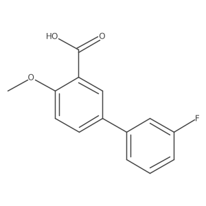 3'-Fluoro-4-methoxy-[1,1'-biphenyl]-3-carboxylic acid Structure