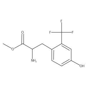 2-(Trifluoromethyl)-DL-tyrosine methyl ester结构式