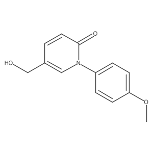 5-(Hydroxymethyl)-1-(4-methoxyphenyl)-2(1H)-pyridinone结构式