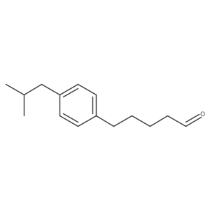 4-(2-Methylpropyl)benzenepentanal Structure