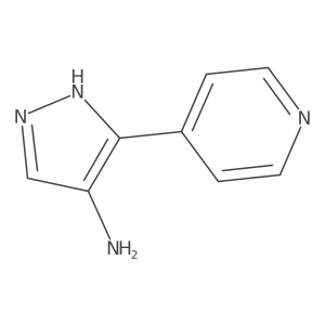 3-(Pyridin-4-yl)-1H-pyrazol-4-amine Structure