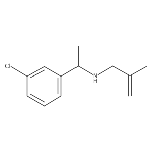 [1-(3-Chlorophenyl)ethyl](2-methylprop-2-en-1-yl)amine Structure