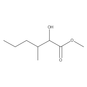 Methyl 2-hydroxy-3-methylhexanoate结构式