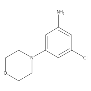 3-Chloro-5-morpholinoaniline Structure