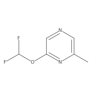 2-(Difluoromethoxy)-6-methylpyrazine Structure