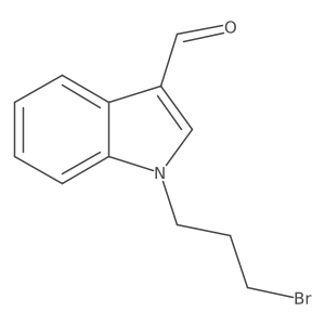 1-(3-Bromopropyl)indole-3-carbaldehyde Structure