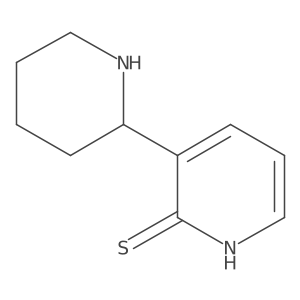 3-(Piperidin-2-yl)pyridine-2(1H)-thione结构式