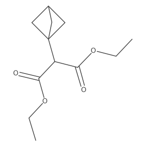 1,3-Diethyl 2-{bicyclo[1.1.1]pentan-1-yl}propanedioate结构式