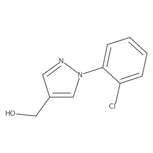 [1-(2-Chlorophenyl)-1H-pyrazol-4-yl]methanol结构式