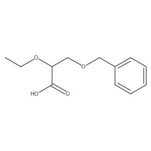 3-(Benzyloxy)-2-ethoxypropanoic acid结构式
