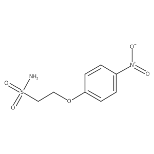 2-(4-Nitrophenoxy)ethane-1-sulfonamide Structure