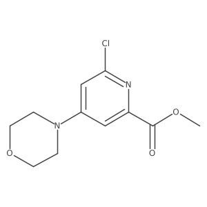 Methyl 6-chloro-4-morpholinopicolinate Structure