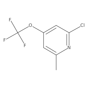 2-Chloro-6-methyl-4-(trifluoromethoxy)pyridine Structure