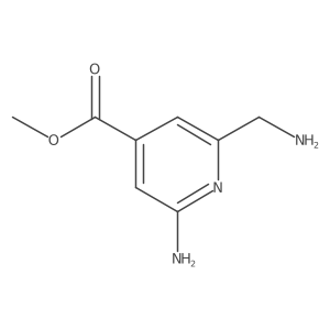 Methyl 2-amino-6-(aminomethyl)isonicotinate Structure