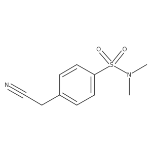4-(cyanomethyl)-N,N-dimethylbenzene-1-sulfonamide Structure